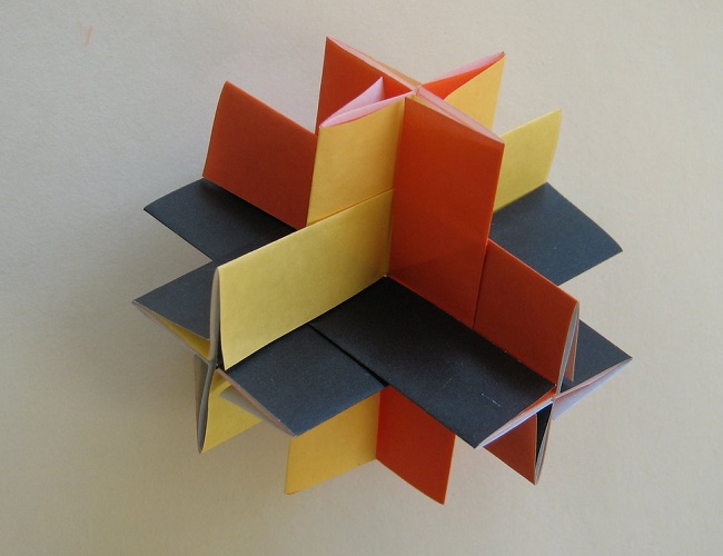 intersecting origami
